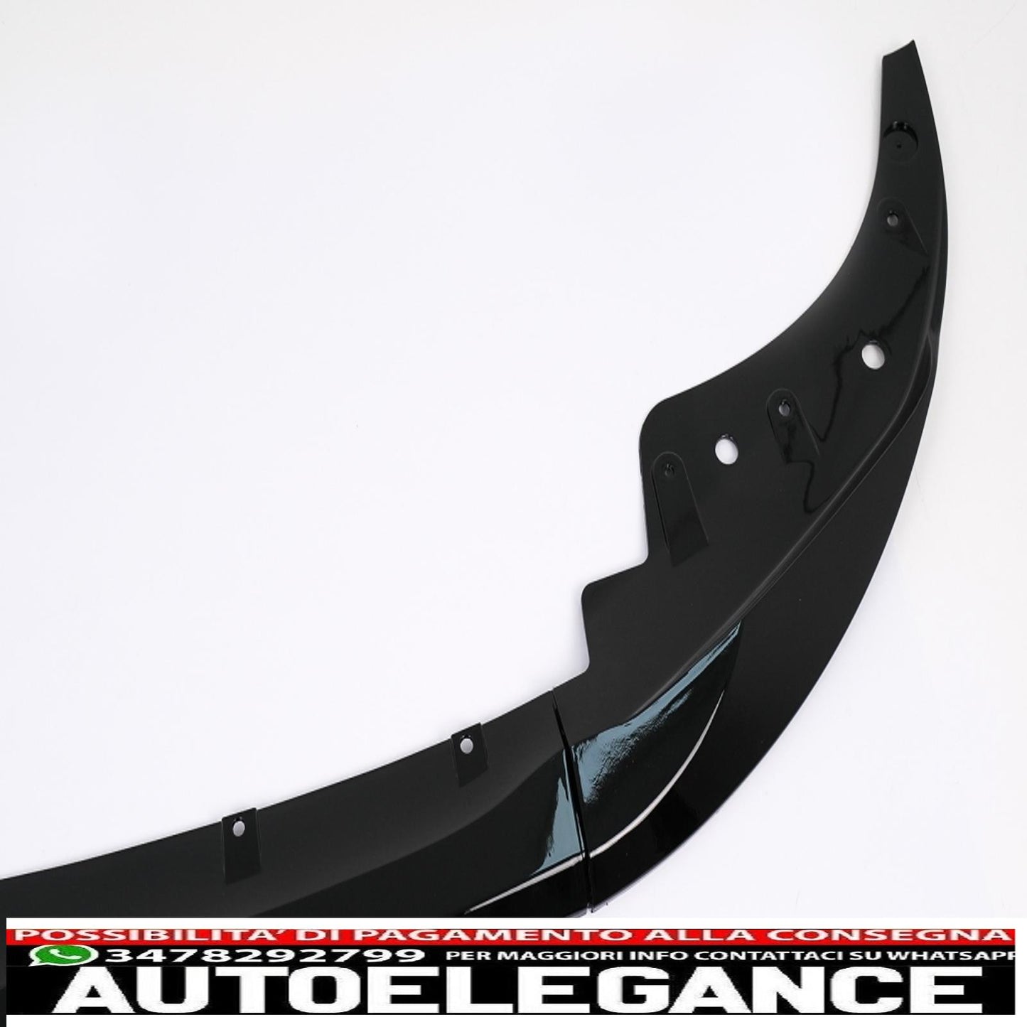 Front Bumper Spoiler Lip Fit For BMW 4 Series G22 Coupe G23 Cabrio G26 Gran Coupe (2020-up) M Sport Piano Black