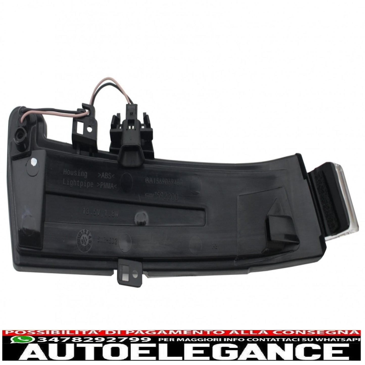Mirror Indicator, Turn Signal Light, Lamp Suitable for Mercedes A-Class W176 B-Class W246 C-Class W204 CLS W218 E-Class W212 S-Class W221 Facelift Look