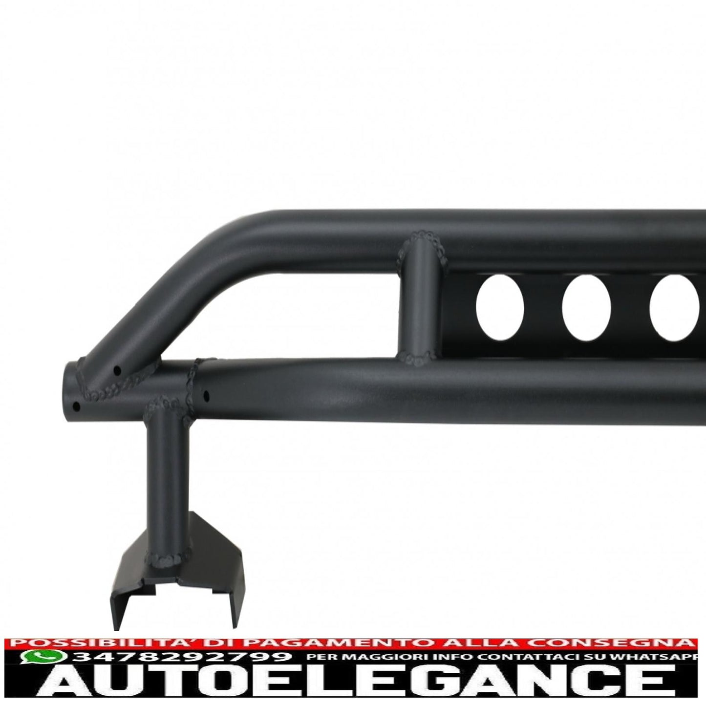 Running Boards Side Steps Nerf Bars Fit For Jeep Wrangler Rubicon JK (2007-2017) 2 Door Iron