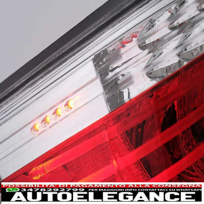 led rear lights suitable for bmw 5 series e60 (04.2003-03.2007) red transparent lci facelift design