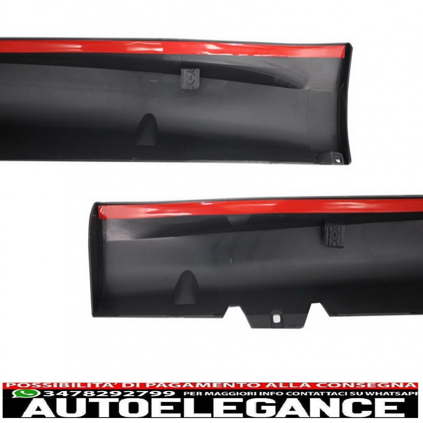 side skirts suitable for vw golf vi mk6 (2008 onwards) r20 design 