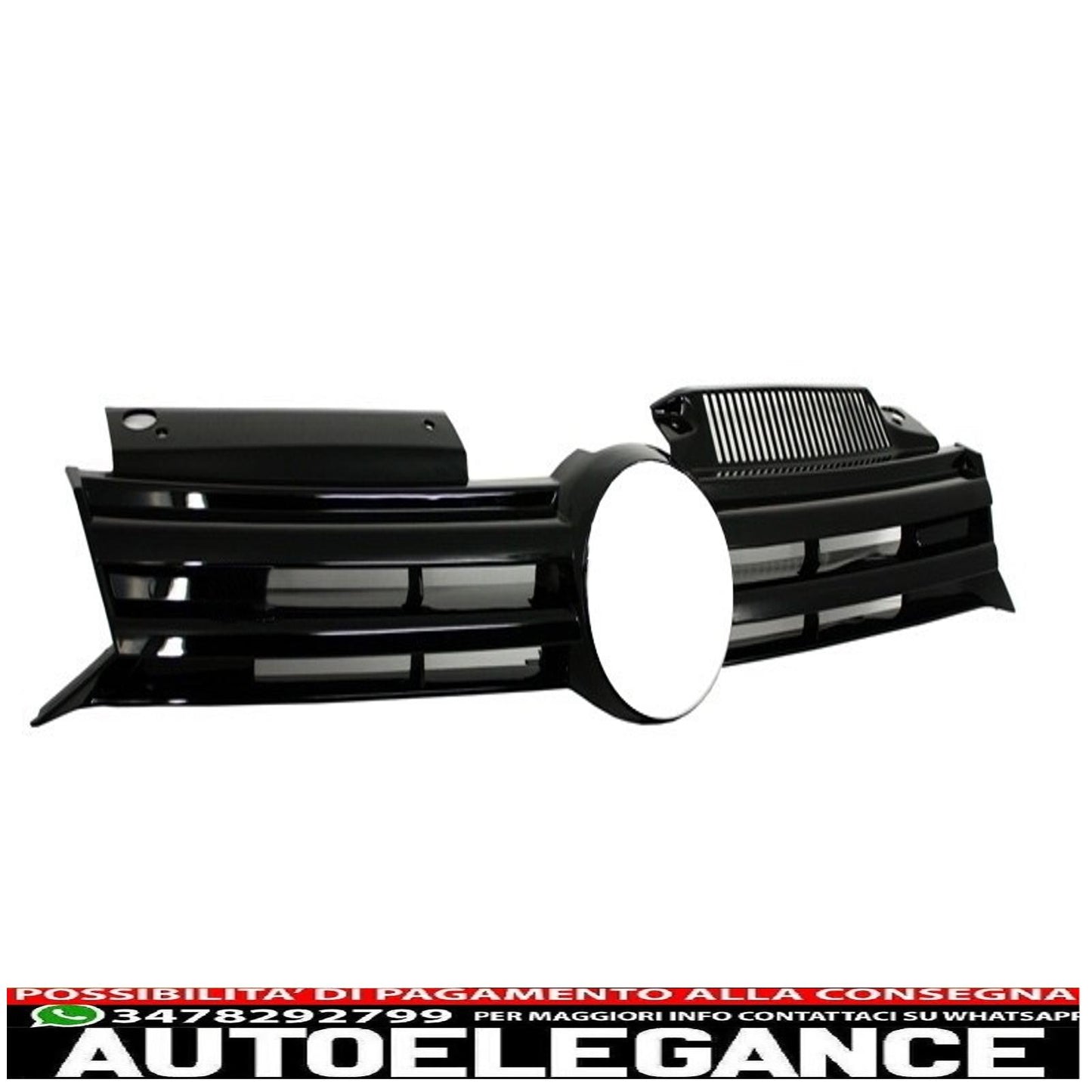 griglia anteriore adatta per vw golf vi (2008-2012) con fari allo xeno osram led luci di svolta sequenziali dinamiche design r20