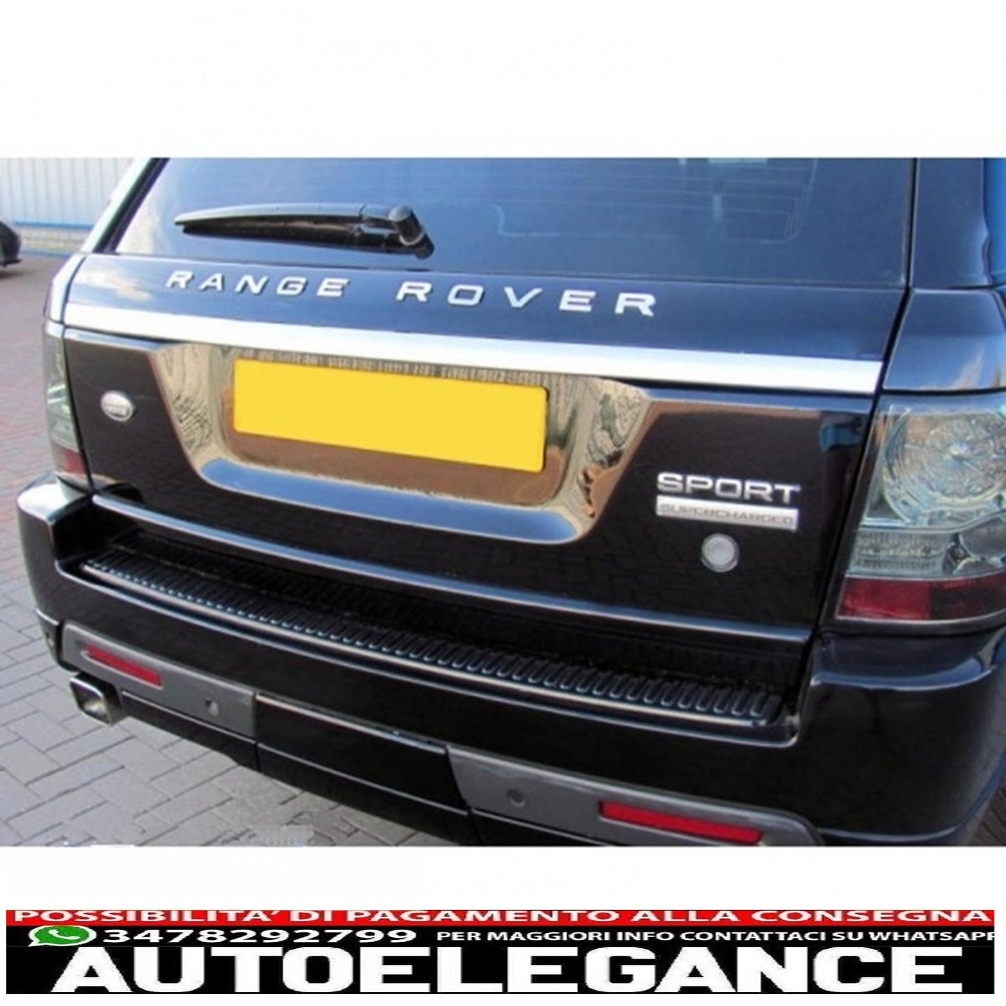 Titanium Silver Rear Boot Lid Conversion Kit Suitable for Land Range Rover Sport L320 (2005-2011) 2012 Autobiographical Restyling Style Look 