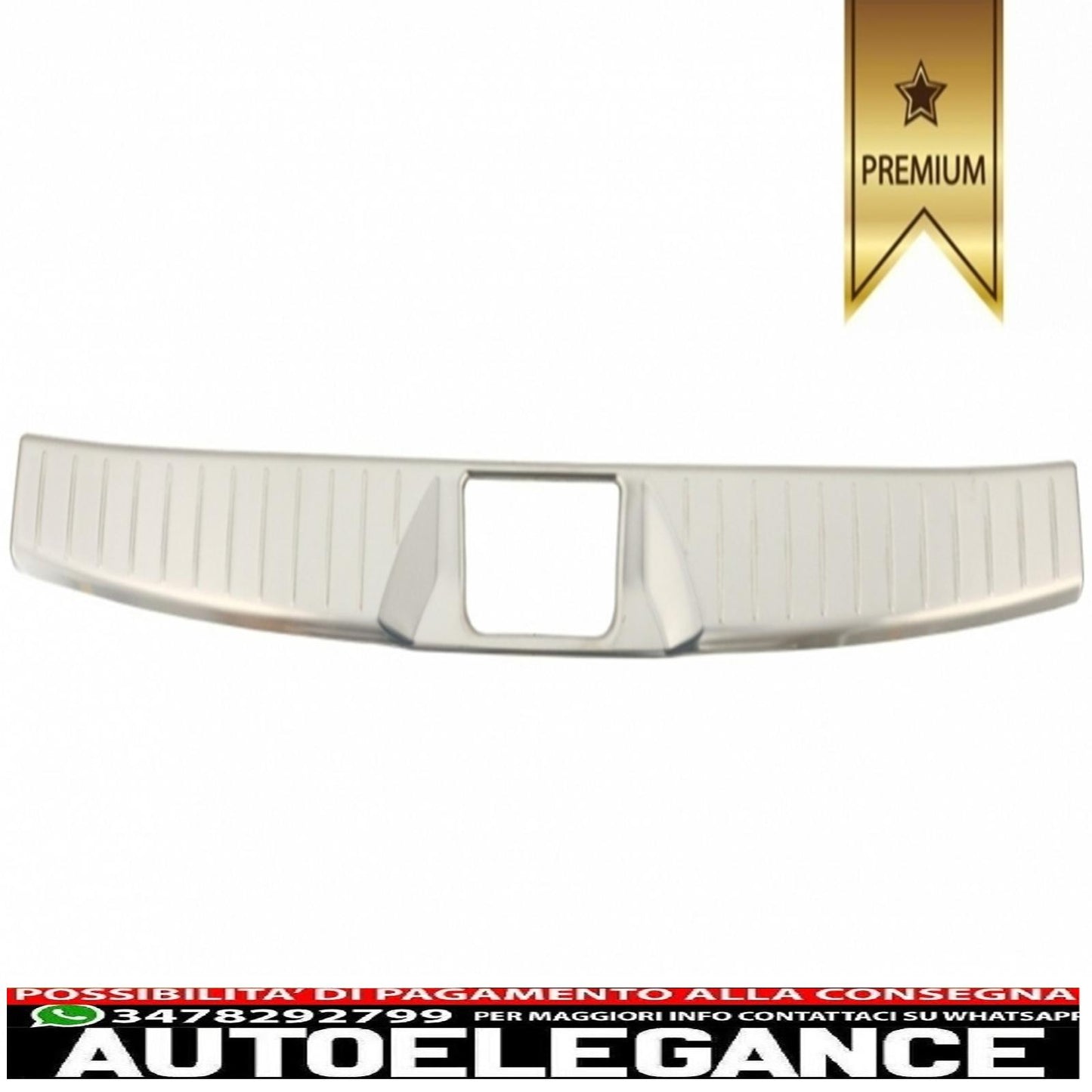Rear bumper protection kit door sill step cover aluminum suitable for subaru outback (2015-05.2019)