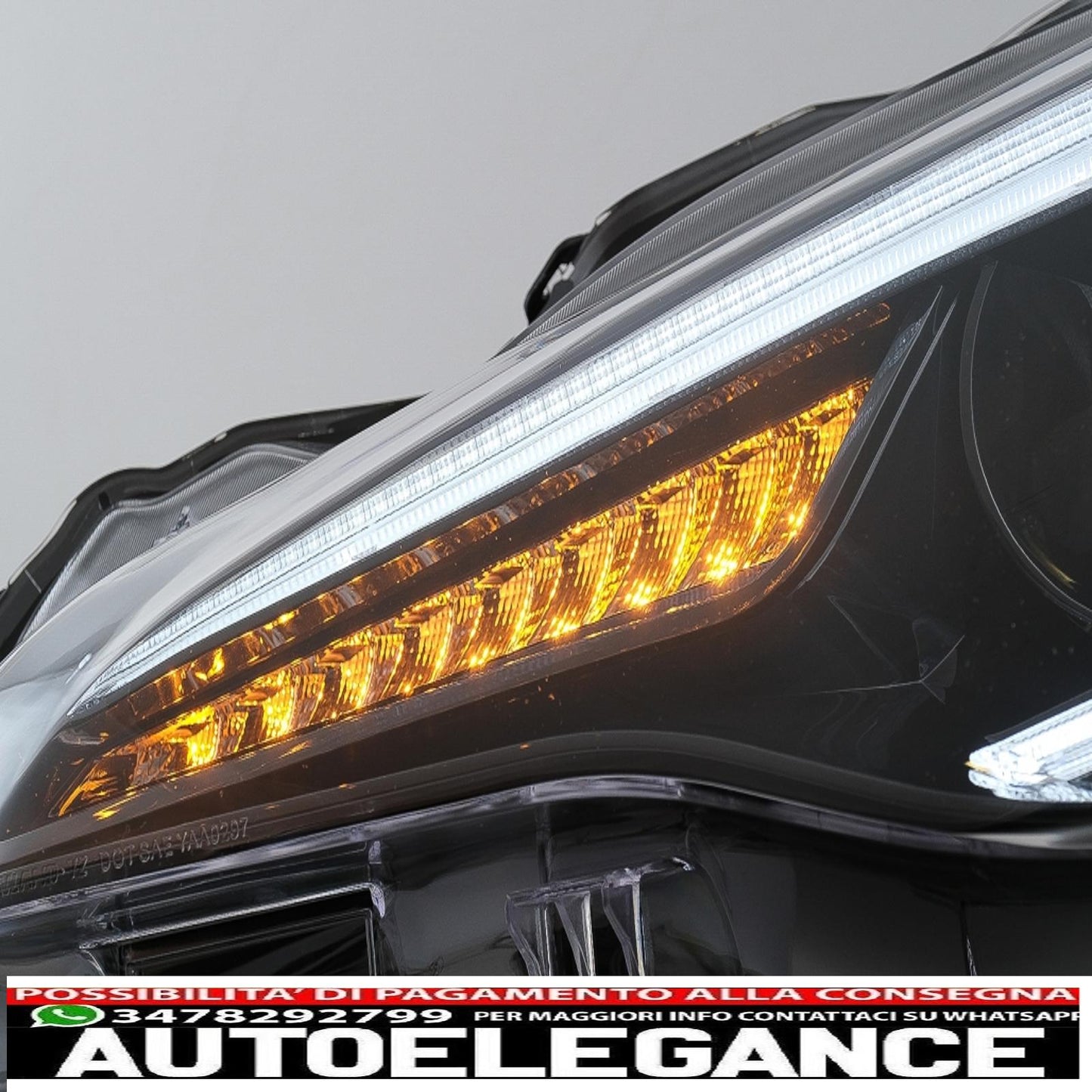 fari anteriori a led adatti per toyota 86 (2012-2019) subaru brz (2012-2018) scion fr-s (2013-2016) con luci di svolta dinamiche sequenziali