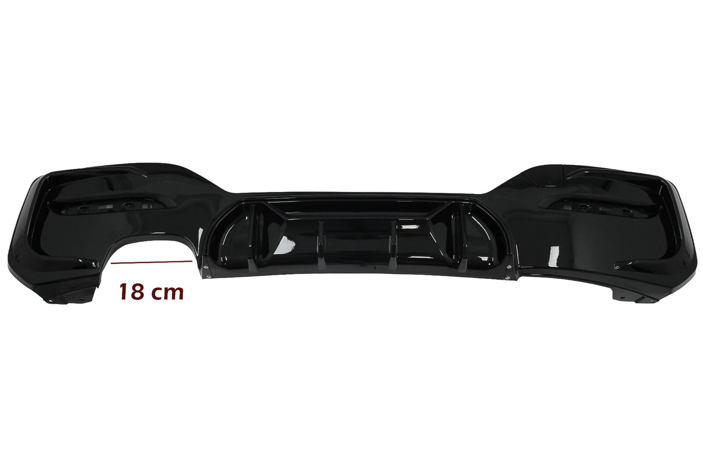 Diffusore Aria Doppia Uscita Sinistro per BMW Serie 1 F20 F21 LCI 15-19 Nero