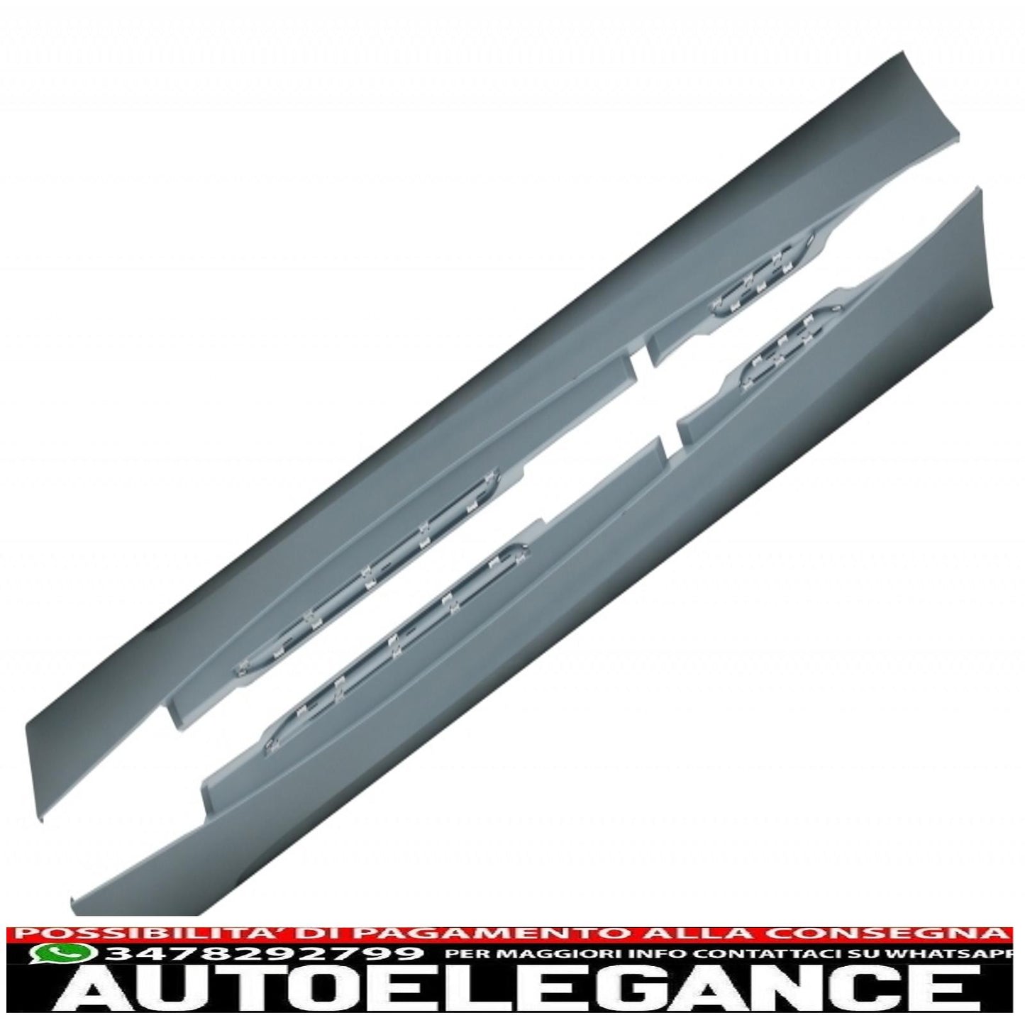 paraurti anteriore con minigonne laterali adatto per bmw serie 1 e87 (2009-2012) m-tech m-technik design