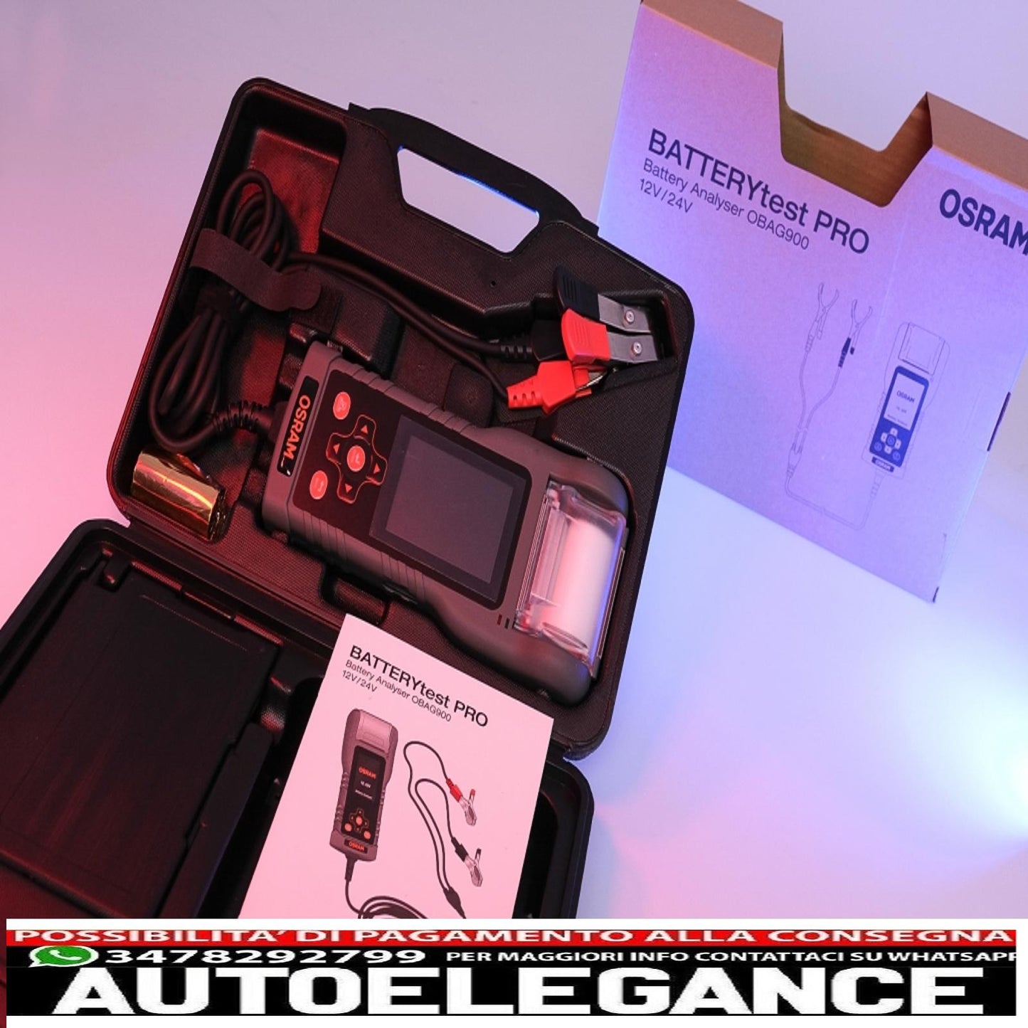 osram tester batteria analizzatore pro obattg900