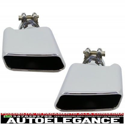diffusore d'aria a doppia uscita adatto per bmw serie 5 f10 f11 (2011-2017) con terminali di scarico m-performance design nero pianoforte