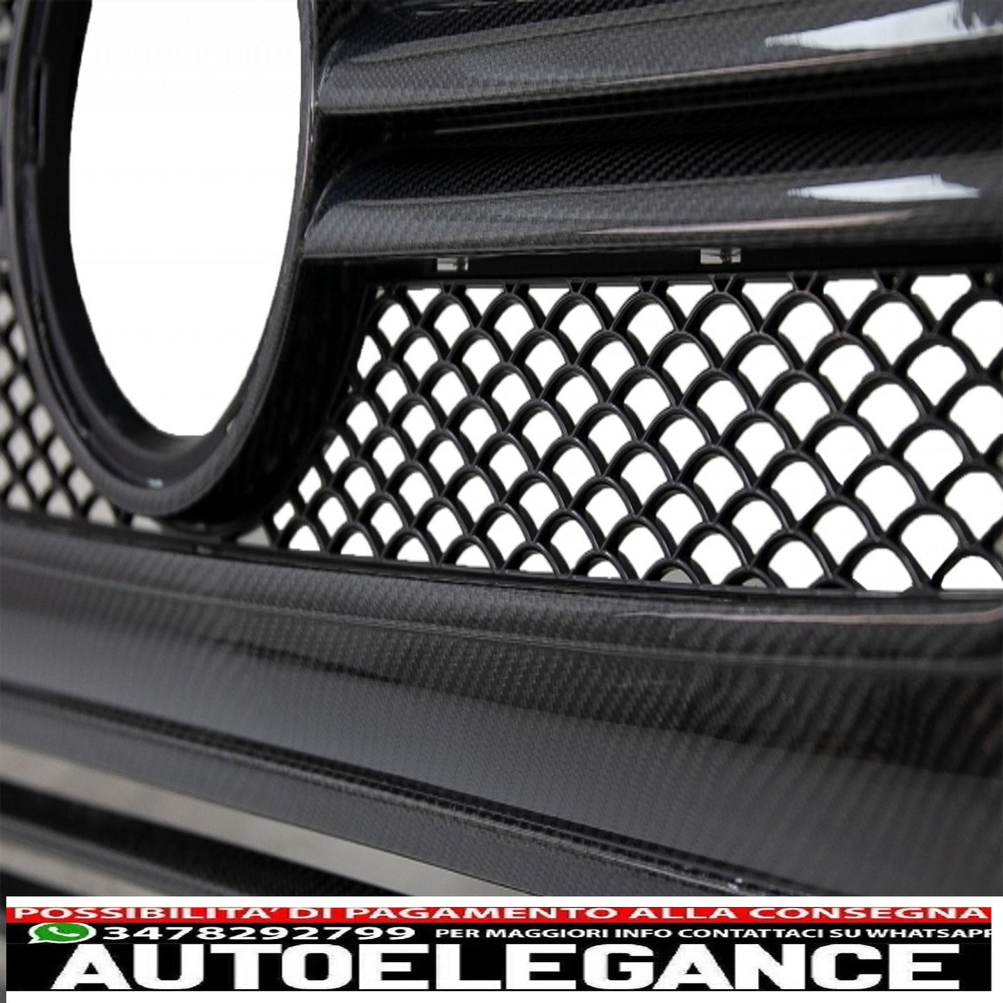 real carbon front parts suitable for mercedes g-class w463 amg (1990-2014) g65 design grille headlights spoiler covers 