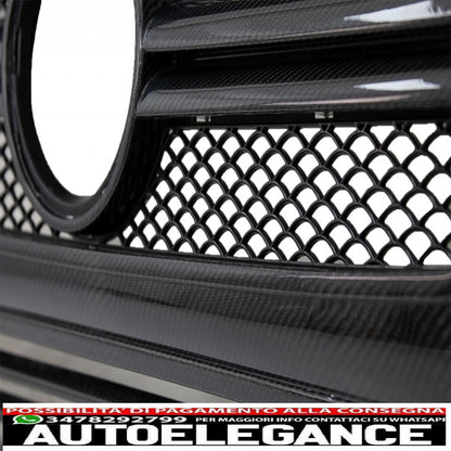 real carbon front parts suitable for mercedes g-class w463 amg (1990-2014) g65 design grille headlights spoiler covers 