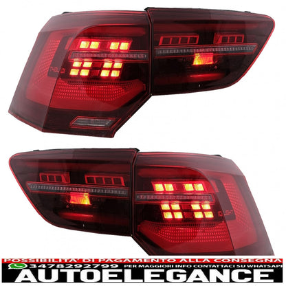 full led rear lights suitable for vw golf viii hatchback mk8 mqb (2020-up) dynamic sequential cornering lights