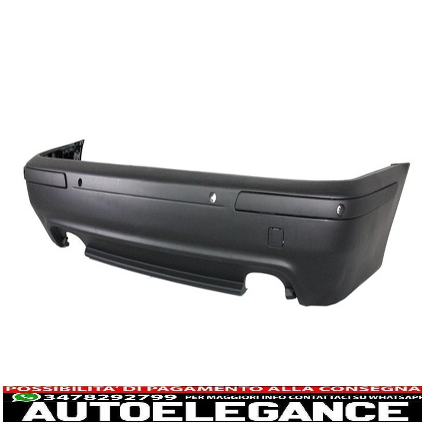 Body kit with central grilles piano black suitable for bmw 5 series e39 (1997-2003) m5 design