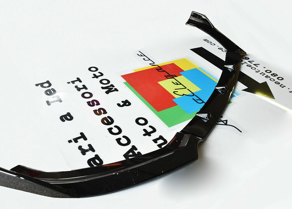 AUDI A4 B9.5 SOTTO PARAURTI ANTERIORE CARBONIO RS4 DESIGN SPLITTER NERO LUCIDO AUTOELEGANCERICAMBI