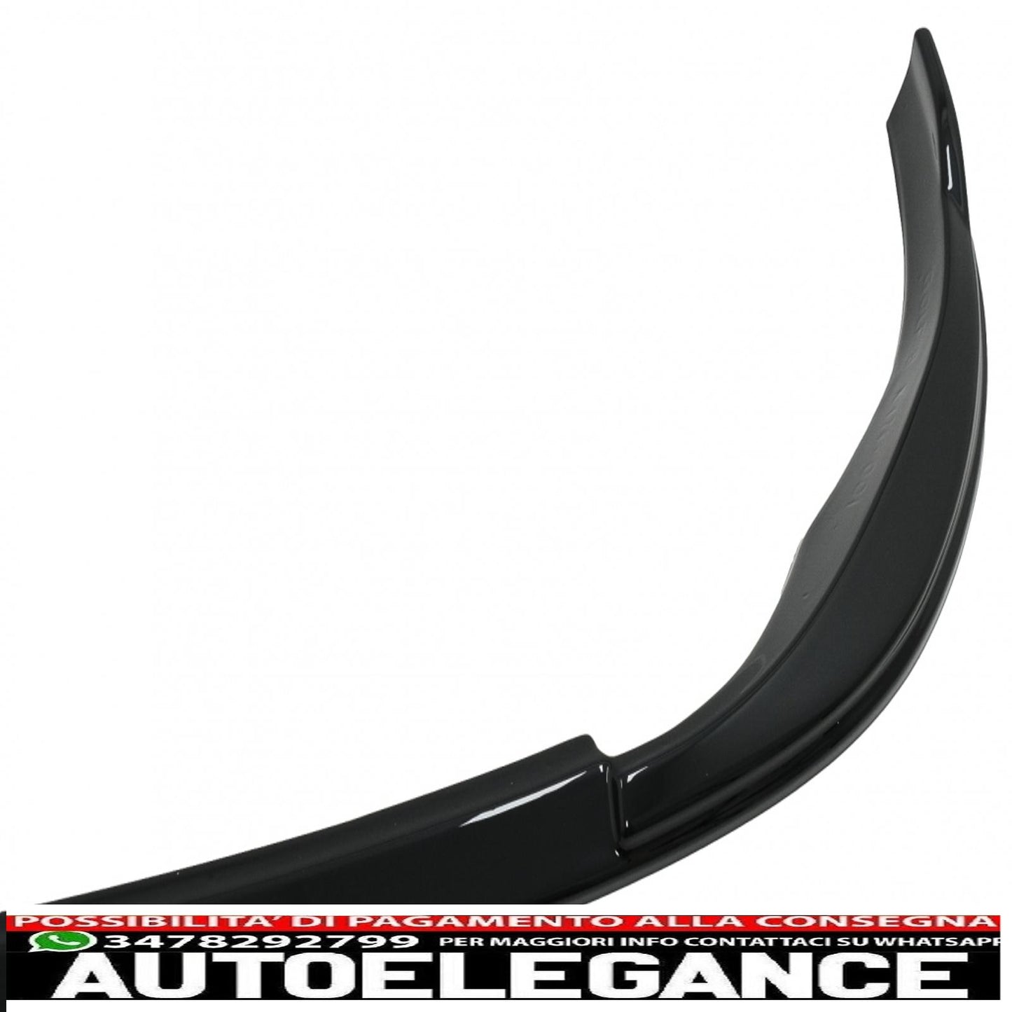 Front Bumper Lip Extension Spoiler Fit For VW Golf 8 (2020 Onwards) Standard Piano Black
