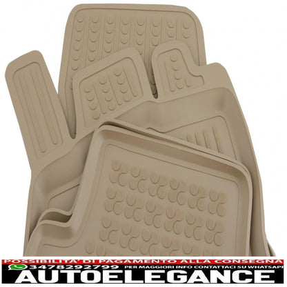 Beige black rubber mat suitable for vw passat b8 (2014-up) 