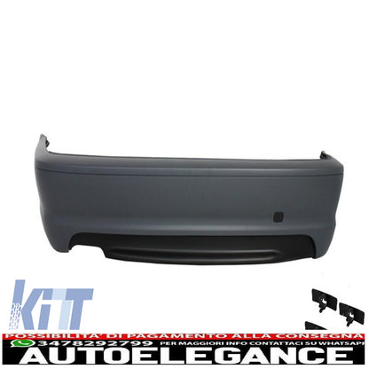 complete body kit suitable for bmw e46 98-05 3 series coupe/cabrio m-technik design with m-power exhaust silencer