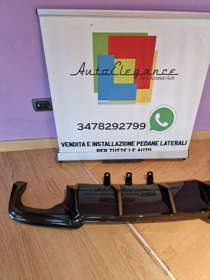 REAR DIFFUSER FOR BMW 5 SERIES F10 F11 2010-2017 IN ABS LOOK M5 CARBON