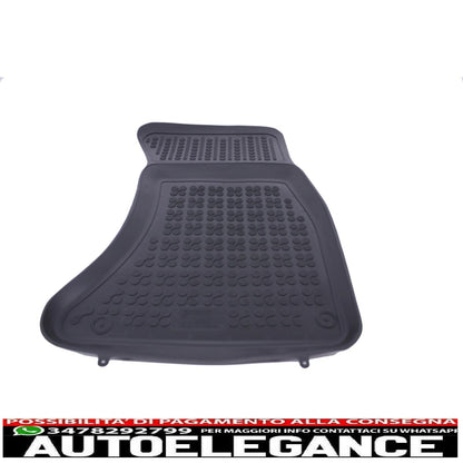 black rubber mat suitable for audi a5 (8t, 8f) cabrio coupe 2007-