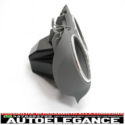 Front double cup holder suitable for mercedes cls c219 w219 (2003-2010) grey 