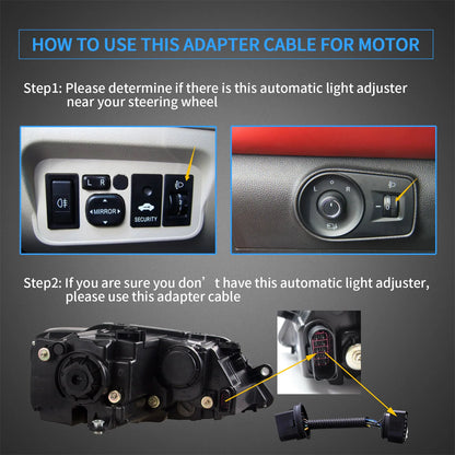 Double Beam Headlights for Volkswagen Jetta / Sagitar (NOT GLI) 2012-2018 (Bulbs Not Included) 