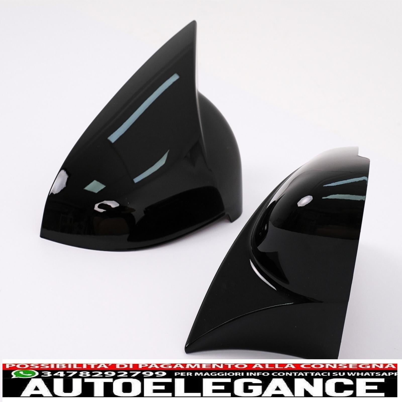 calotte specchietti adatte per audi a4 b9 (2016-2018) audi a5 s5 rs5 (07.2016-2019) senza sideassist piano nero AUTOELEGANCERICAMBI