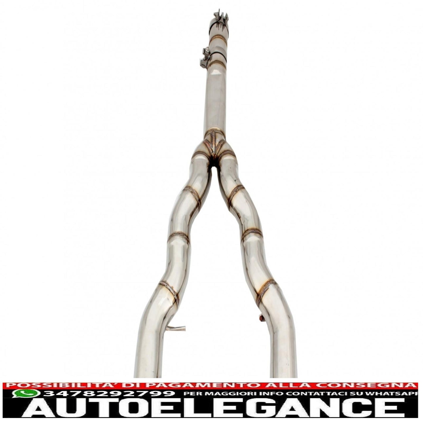complete exhaust system suitable for bmw 5 series f10 (2011-2016) petrol 1.6/2.0 l 520i n2b20/nb20b16 / 528i nb20b20 turbo i4 twin double tailpipes m5 m sport design with Valvetronic