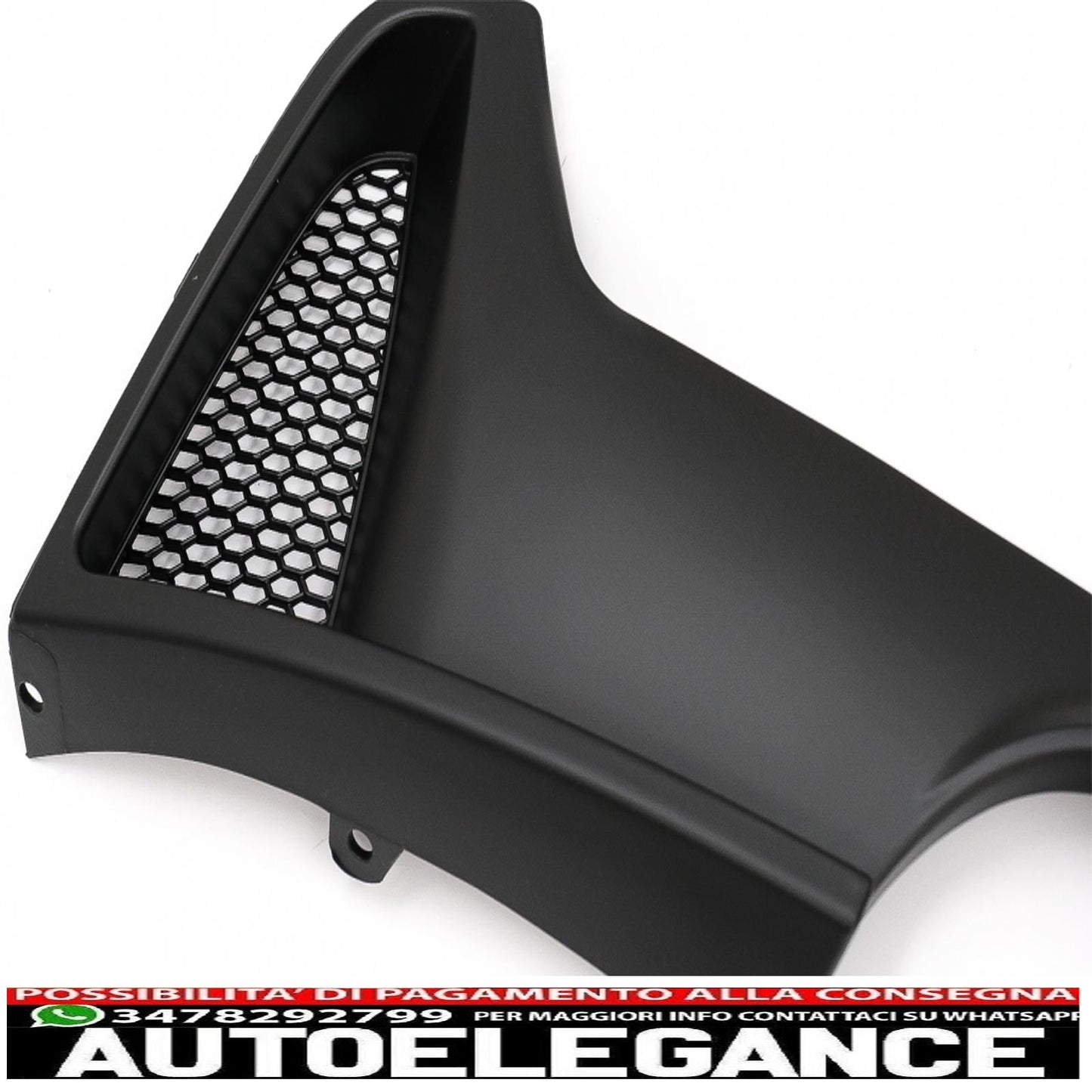 diffusore paraurti posteriore adatto per bmw serie 4 f32 f33 f36 (2013-2019) coupe cabrio m design doppia uscita singola