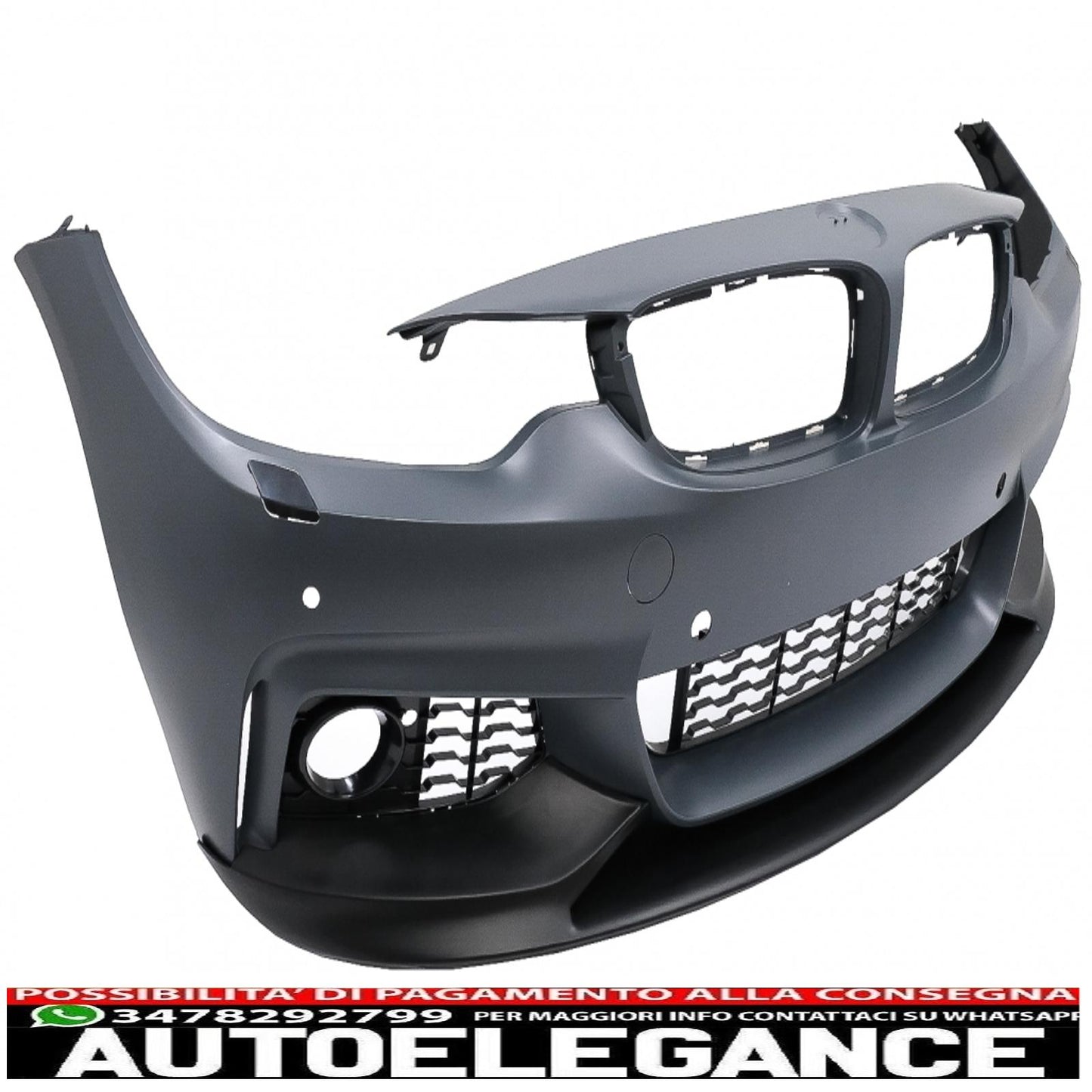 complete body kit suitable for bmw 4 series f36 gran coupe (2013-2019) m performance design double single exit black 