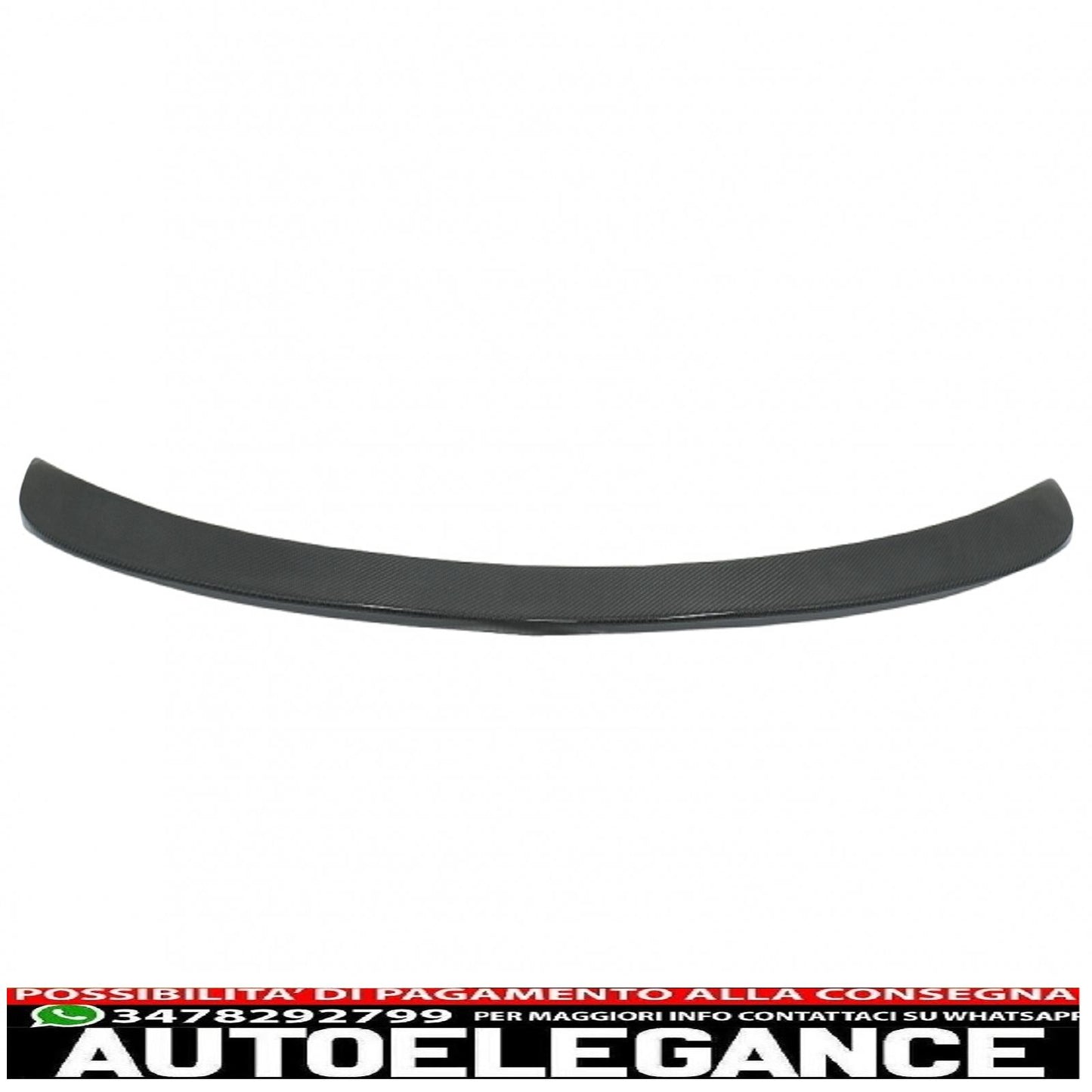 Trunk Spoiler with Turn Signal Covers, Side Marker Lights, Suitable for Tesla Model 3 (2017-up), Real Carbon