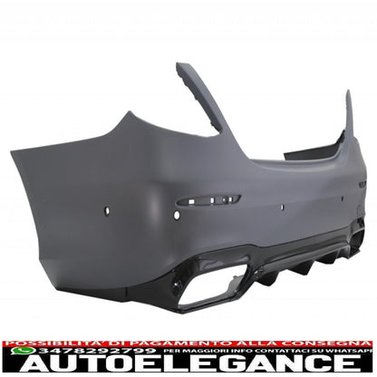 body kit suitable for mercedes e-class w213 (2016-2019) e63 design with black exhaust tips