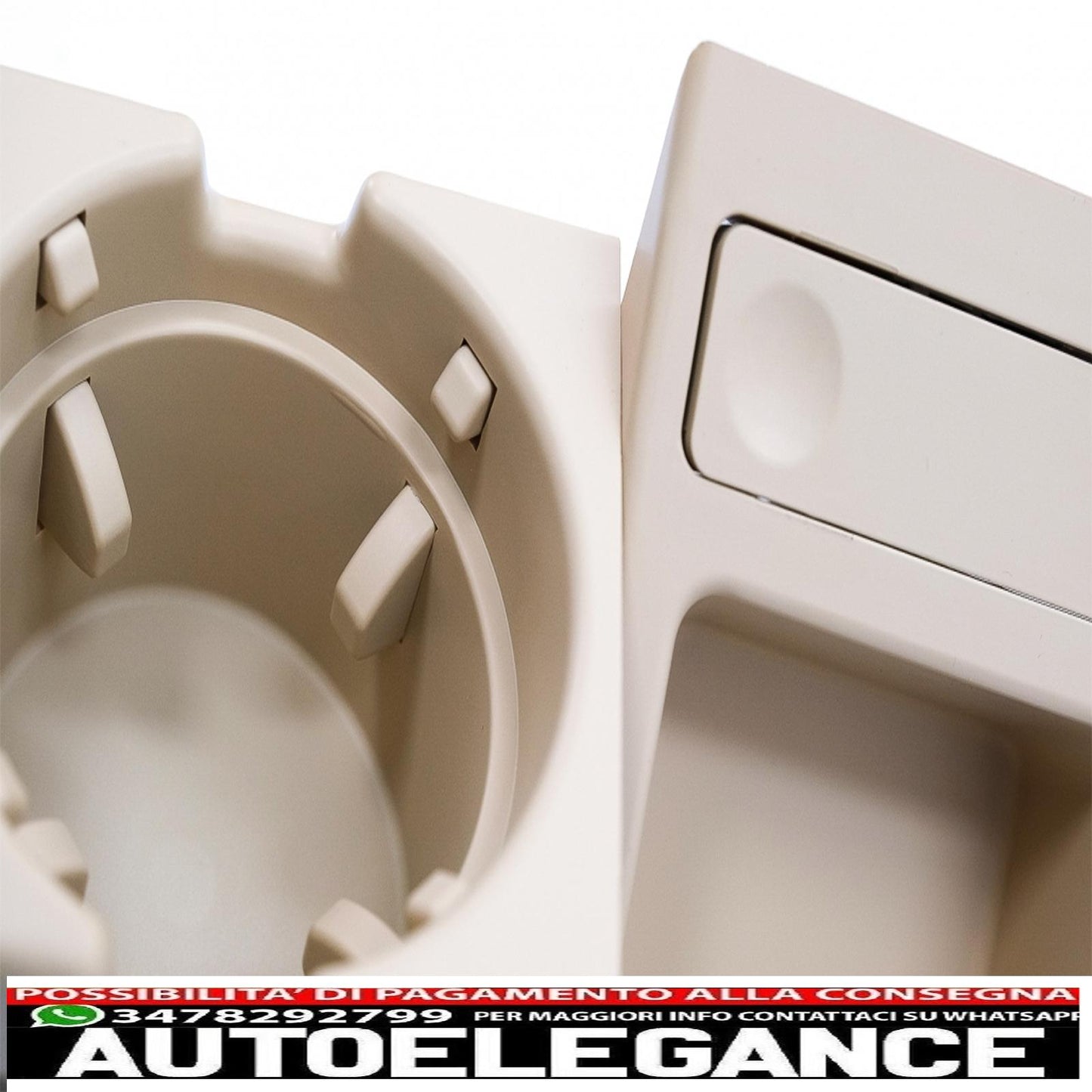 cup holder and coin holder suitable for bmw 3 series e46 (1998-2005) beige