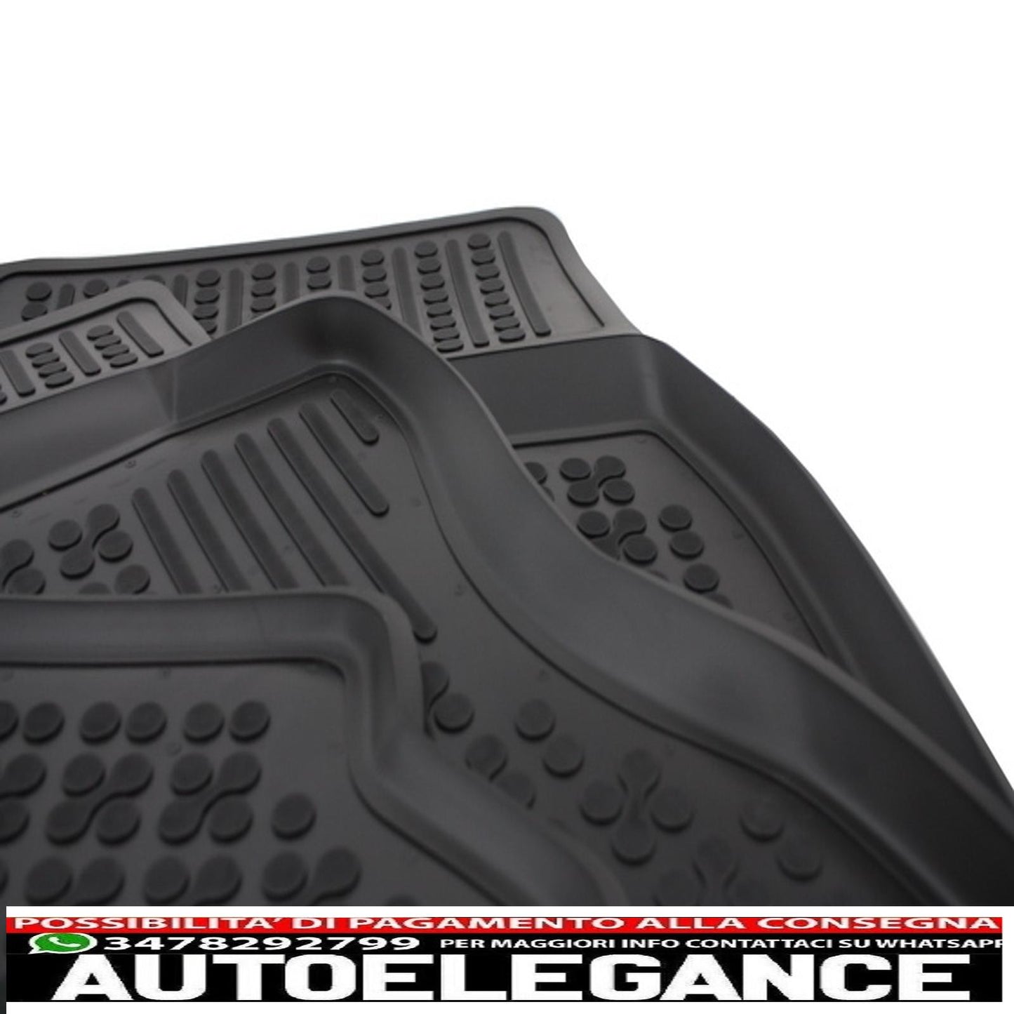 Black floor mat suitable for BMW 7 (F01) 2008-2015