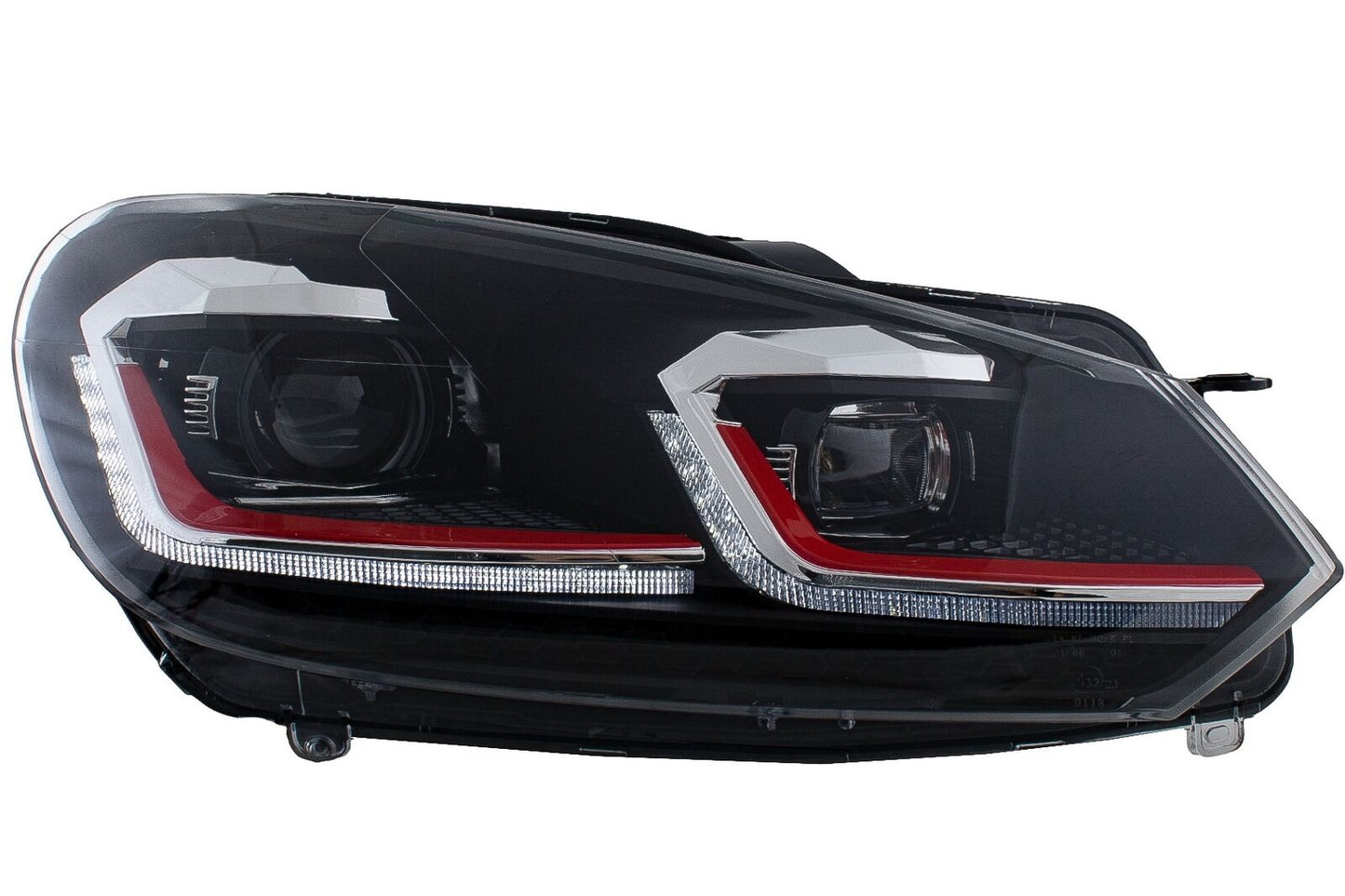 Grille for VW Golf 6 2008-2012 LED Headlights Dynamic Turning Lights GTI Look 