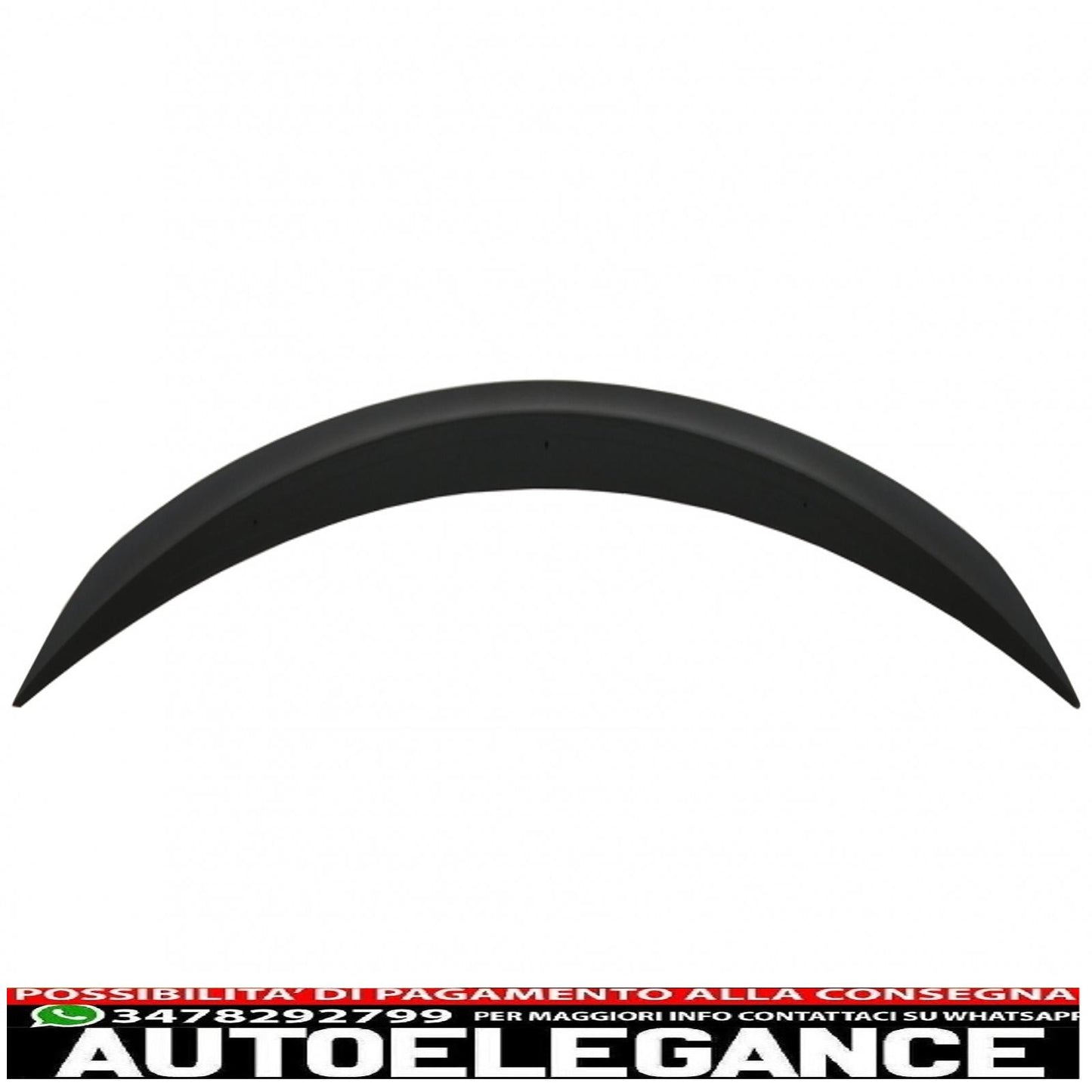 Boot Spoiler Suitable for Mercedes C-Class Coupe C205 (2014-up) Matt Black 