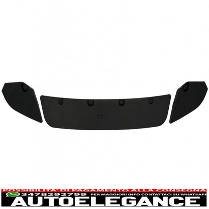 Front Bumper Spoiler Lip Fit For BMW X4 G02 (2018-up) Piano Black 