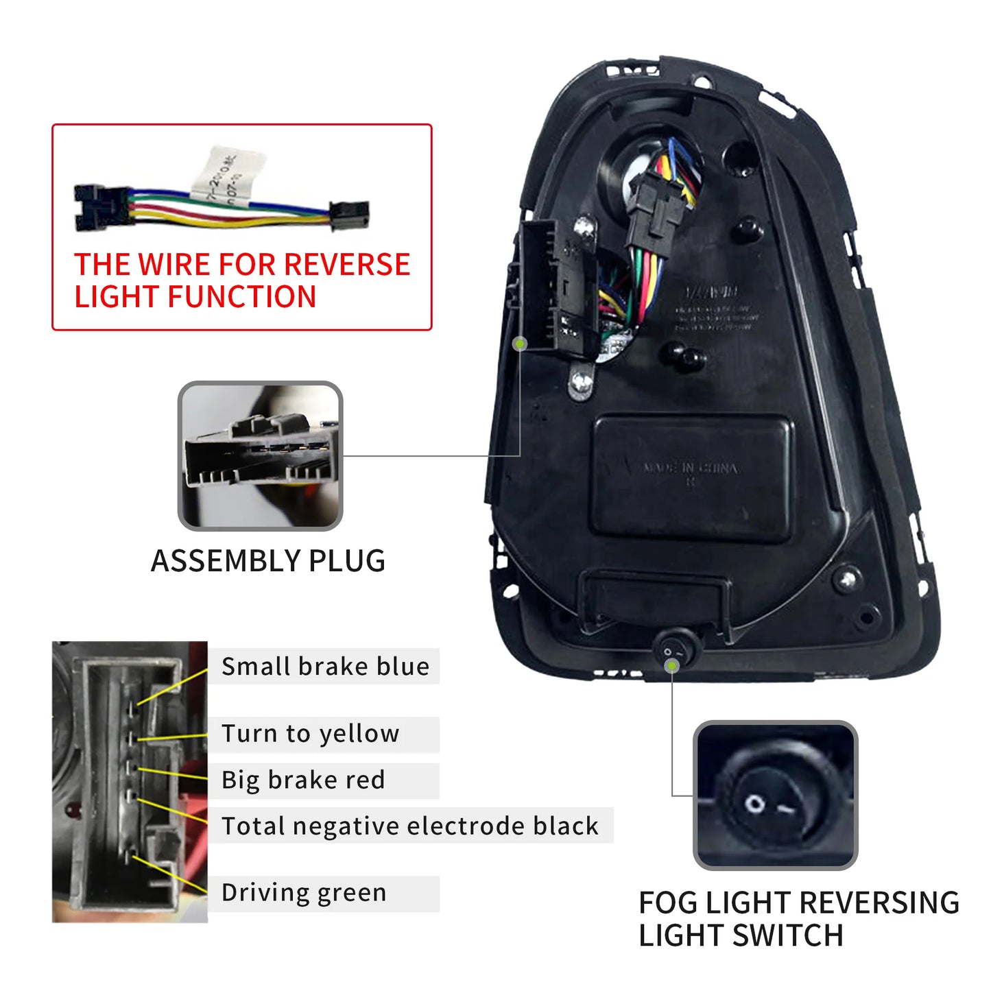 Fanali posteriori per BMW Mini R-Series 2007-2013 (R55/R56/R58)