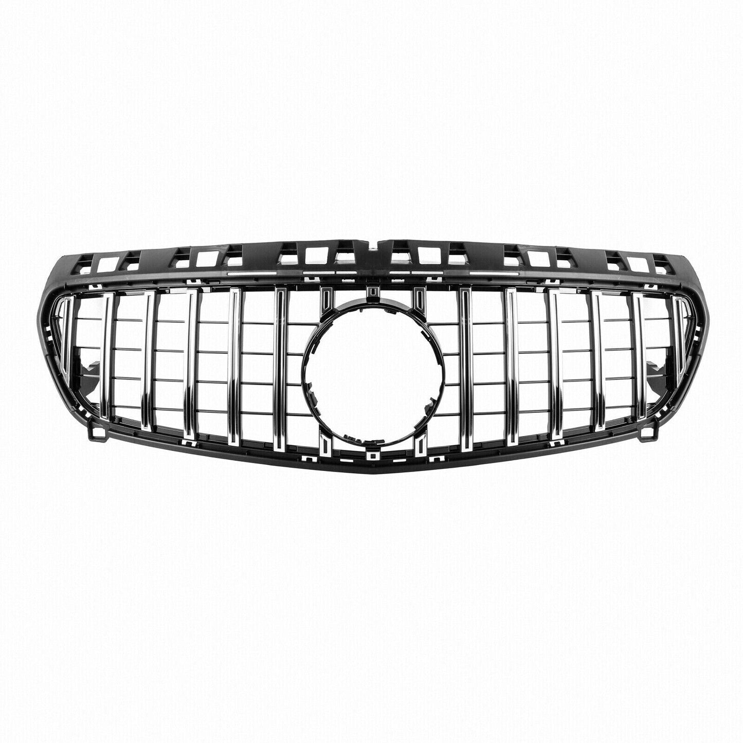 0723🔥GRIGLIA ADATTA PER MERCEDES-BENZ CLASSE A W176 12-15 CROMATA LOOK SPORT🔥