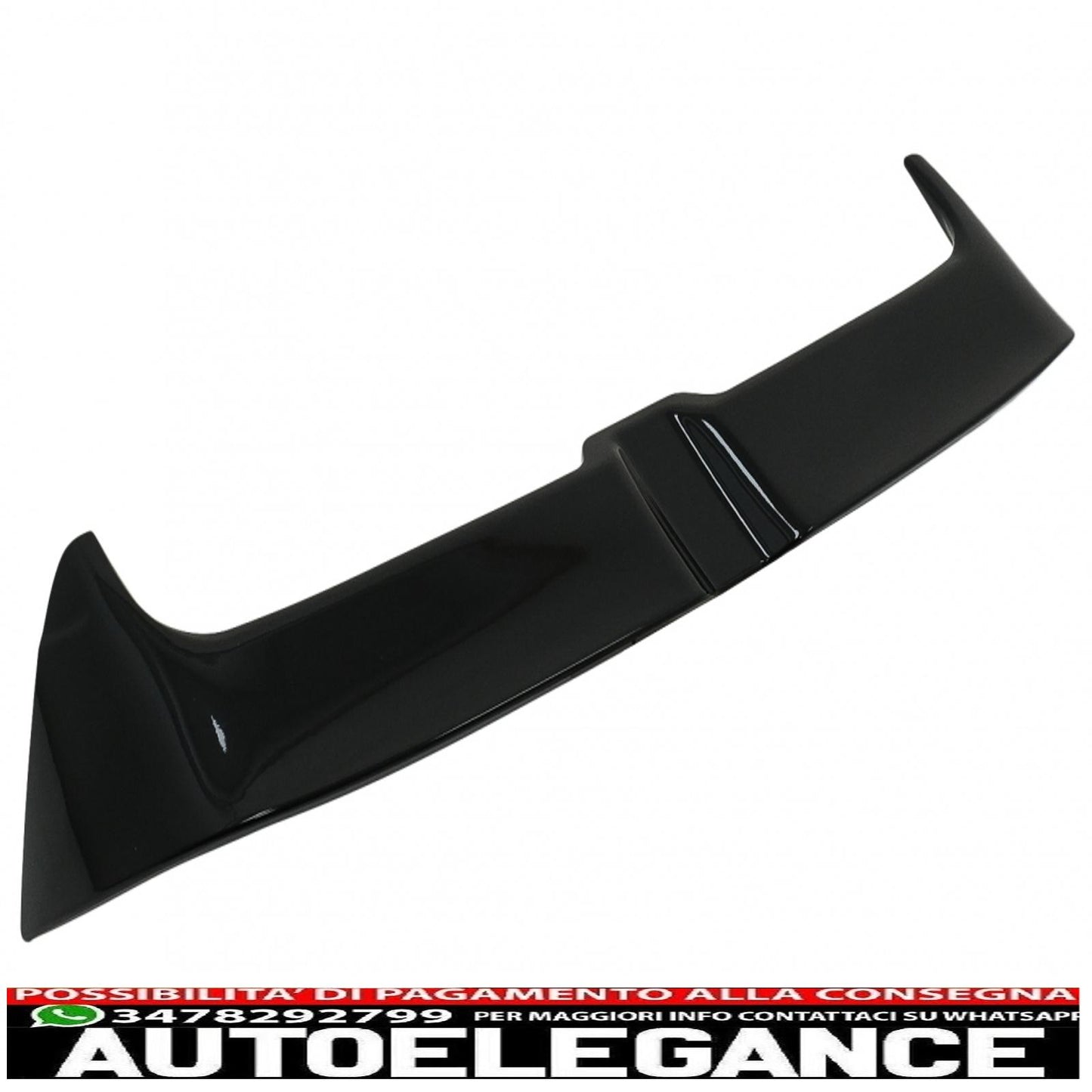 roof spoiler suitable for vw golf 7 vii (2012-2017) gti oett design piano black