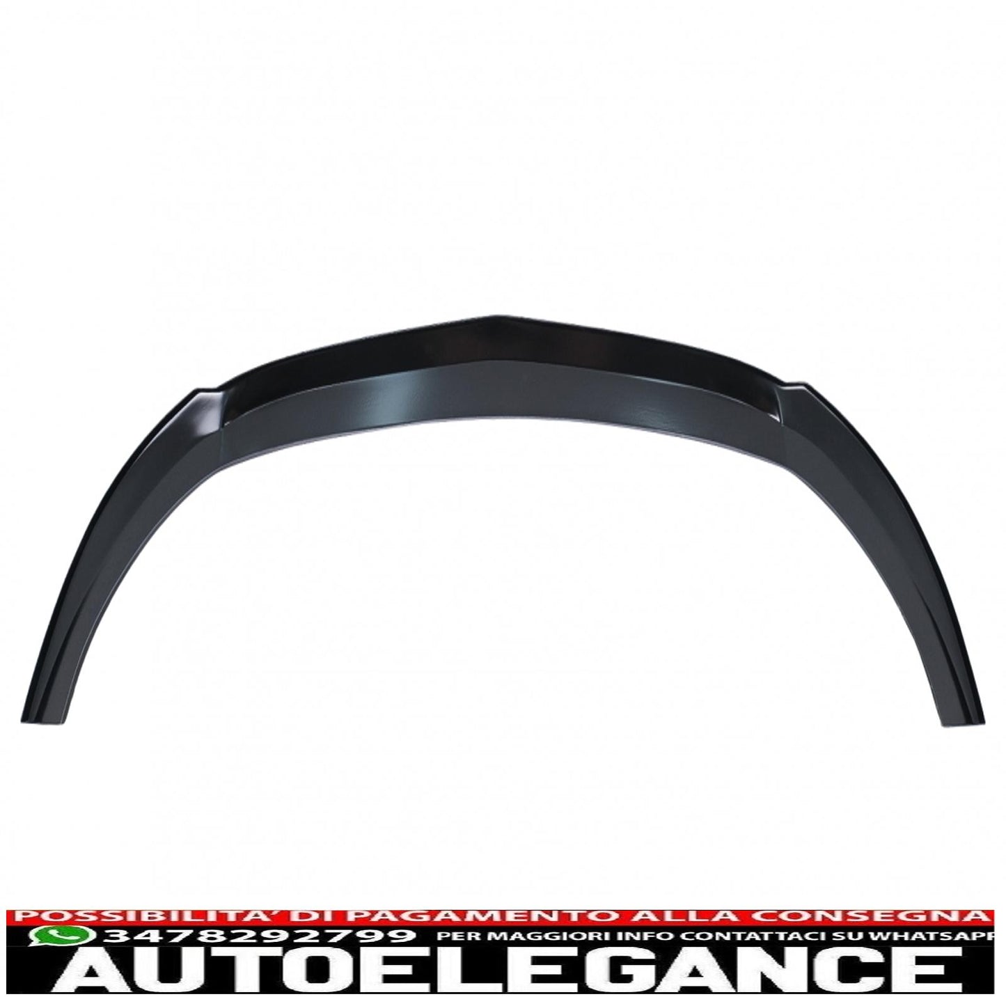 Front bumper lip extension suitable for mercedes v class w447 (2014 onwards) only for standard edition piano black 