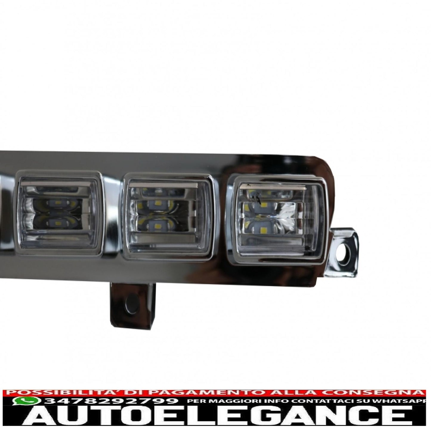 led drl for front bumper spoiler extension suitable for mercedes g class w463 (1989-2017)