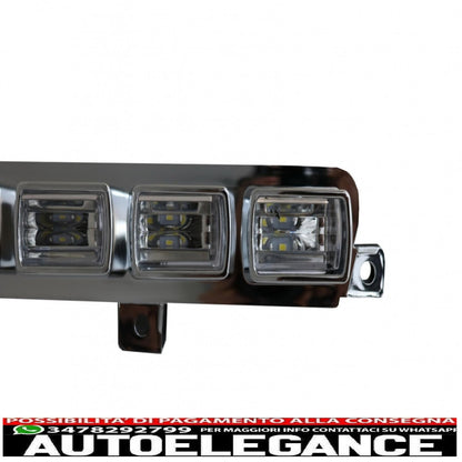 led drl for front bumper spoiler extension suitable for mercedes g class w463 (1989-2017)
