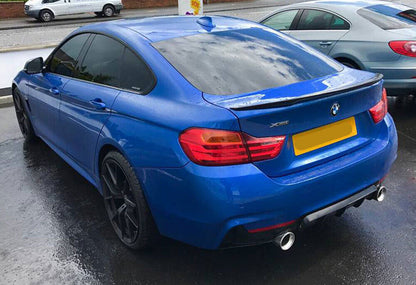 REAR BONNET SPOILER BMW 4 SERIES F36 GRAN COUPE M ABS GLOSS BLACK 0171