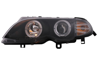 Angel Eyes LED Headlights for BMW E46 01-05 Facelift Sedan Touring - show original titleOriginal text Angel Eyes LED Headlights for BMW E46 01-05 Facelift Sedan Touring