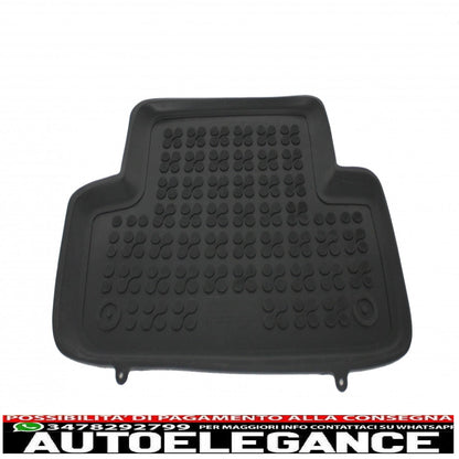 Black rubber mat suitable for audi a4 b8 03/2008-2015, a5 sportback (liftback) 09.2009-2016