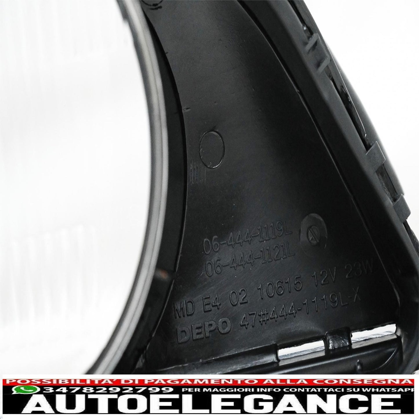 Smoke grey left front headlight lens suitable for bmw 5 series e39 (1995-2000) 