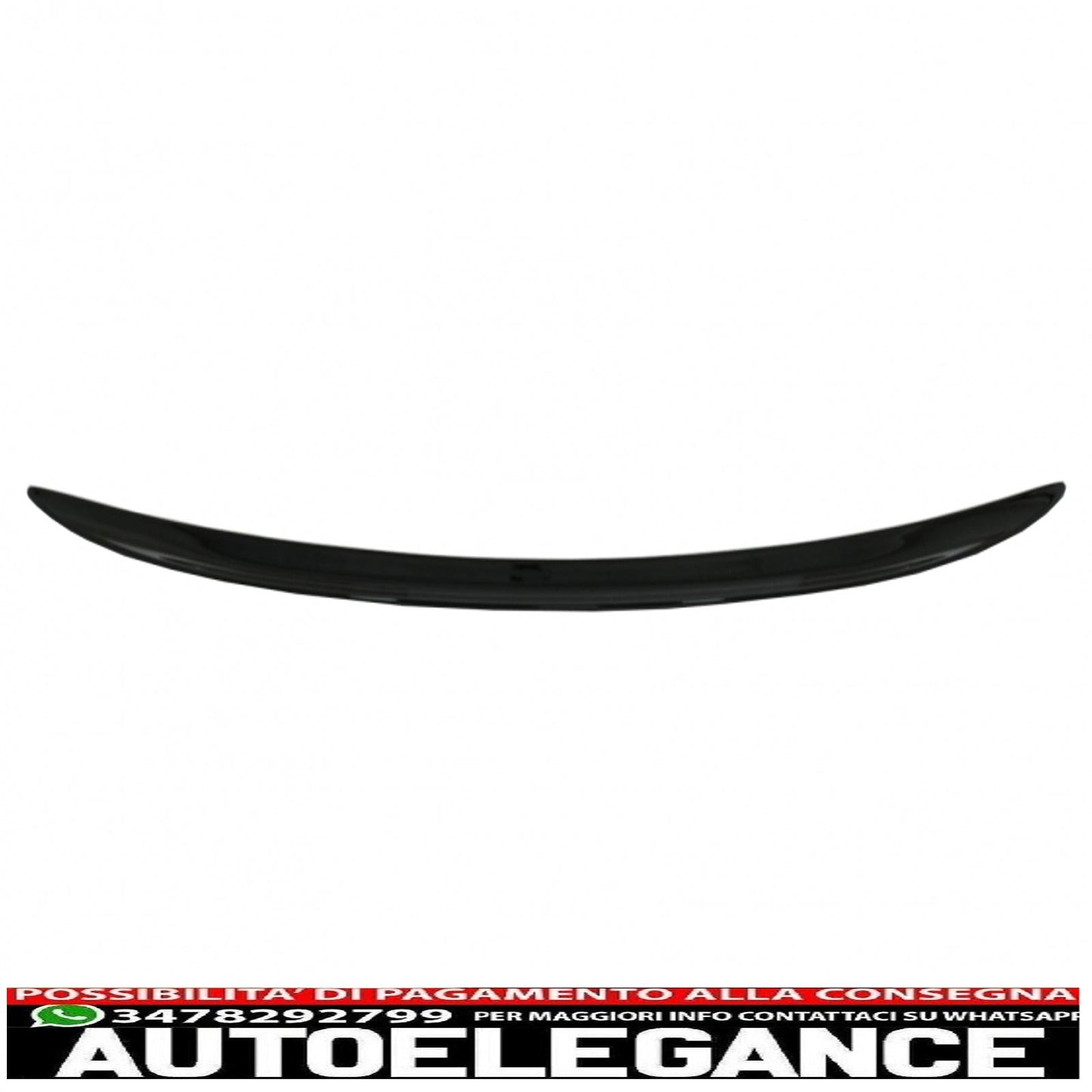 trunk spoiler suitable for bmw 7 series g12 (2015-02.2019) m sport design piano black