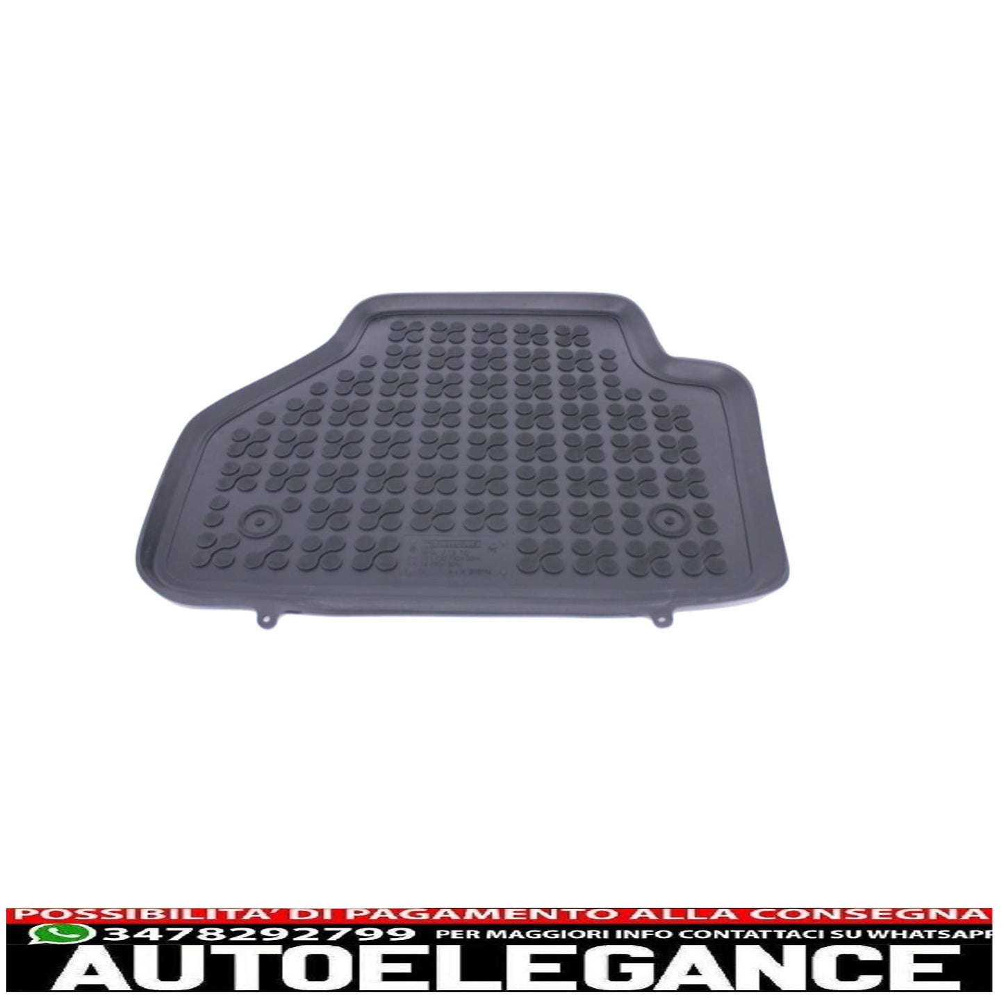 Black rubber mat suitable for bmw x3 f25 (2011-2017), x4 f26 (2014-2018)