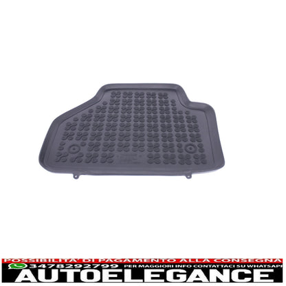 Black rubber mat suitable for bmw x3 f25 (2011-2017), x4 f26 (2014-2018)