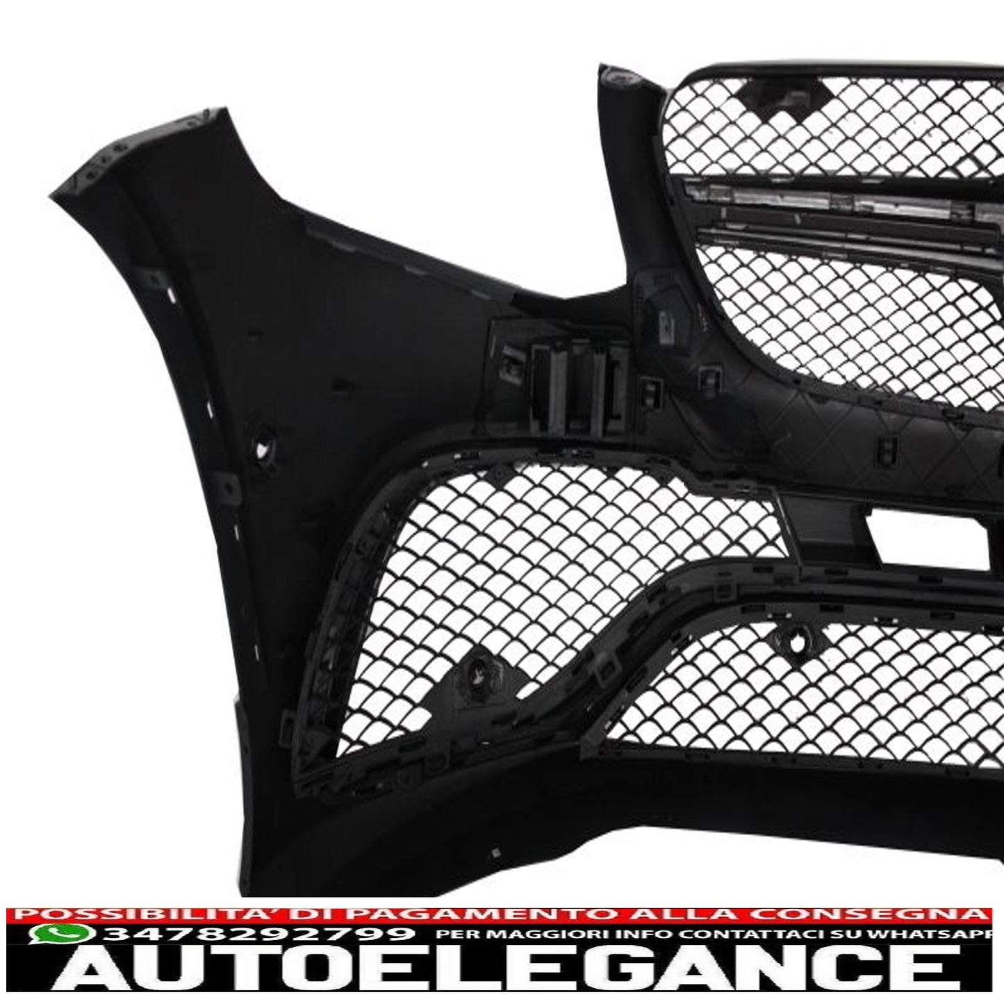 kit carrozzeria completo adatto per mercedes glc suv x253 (2015-07.2019) design glc63 con minigonne laterali